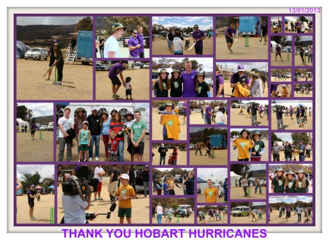 Thank you Hobart Hurricanes for cheering up our students (and thanks to Ricky and Bec for organising this happy event)